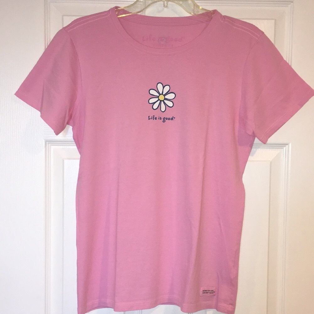 Pink Life is Good Tee Shirt - Picture 3 of 5